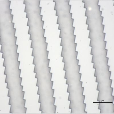 Diffractive optical element 2 with e-beam